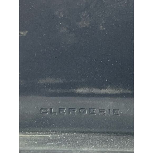 Clergerie Noam Womens Black Leather Lace Up Block Heels Platforn Ankle Boots 7.5 - Picture 8 of 8